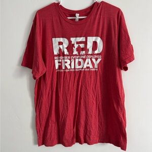 Red Friday Graphic Tee - Red